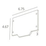 Внешняя заглушка для магнитного шинопровода для натяжного потолка Arte Lamp LINEA-ACCESSORIES A483206E