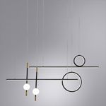 Подвесной светильник Arte Lamp POLARIS A2610SP-85BK, 1хLED