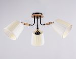 Светильник потолочный TR4731/3 BK/LWD черный/светлое дерево E27/3 max 40W D610*270