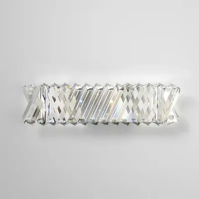 Светодиодный настенный светильник с хрусталем 101005 LED никель хрусталь Strotskis, LED