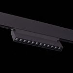 ST364.436.12 Магнитный трековый светильник Черный LED 1*12W 3000K 1 009Lm Ra&gt;80 36° IP20 L219xW22xH108 48V