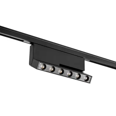 206937 Светильник линейный поворотный 24V д/трека LINEA LED 6W 500LM 30G ЧЕРНЫЙ 3000K Lightstar