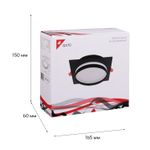 70002-9.0-001LD GX70 BK светильник точ.