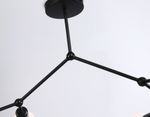 Потолочный светильник в стиле лофт TR8036/6 BK черный E27*6 max 40W D670*590