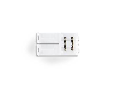 Соединитель прямой для светодиодной ленты 5050 12/24V (2 конт.) GS6051 (10шт)