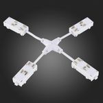 ST015.522.20 X- образный коннектор Skyline 220 ST-Luce Белый