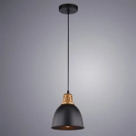 Подвесной светильник Arte Lamp EURICA A4245SP-1BK, 1хE27