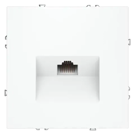 VLS060102 Розетка компьютерная встраиваемая VOLTUM S70 RJ45 кат.6, (белый матовый). (ТМ Maytoni)
