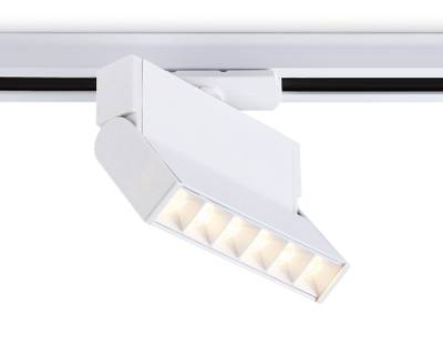 Светильник светодиодный трековый GL6811 WH белый LED 6W 3000K 24° 115*22*87