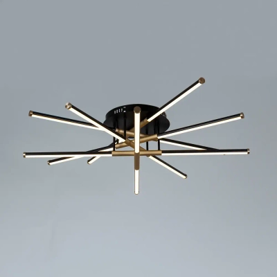 Потолочная люстра Arte Lamp FERNANDO A2199PL-6BK, 1хLED