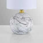 8166/1T COUNTY LN25 000 белый, керамика/текстиль Настольная лампа E14 1*40W 220V VILANA