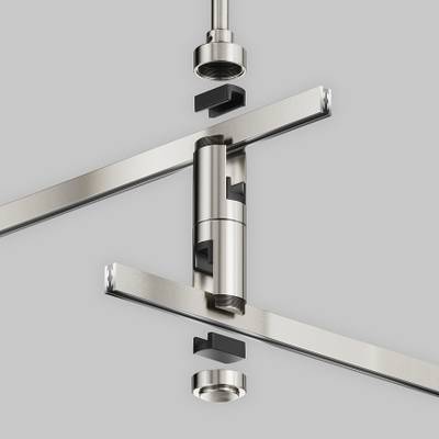 Крепление потолочное двойное Short 78мм Flarity платина, TRA156C-D1-PT. TM Maytoni