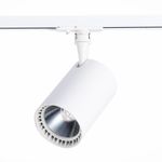 ST351.536.30.36 Св-к трек. Мат. белый LED 1*30W 3000K 2 700Lm Ra≥90 36° IP20 L139xW89xH194 100-240V