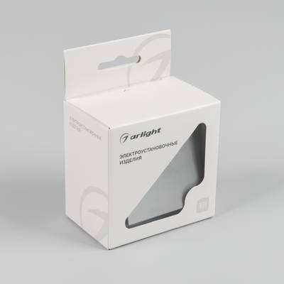 Механизм выключателя одноклавишный перекрёстный SWT-MKX1-PL-GR-V (250V, 10A) (Arlight, -)