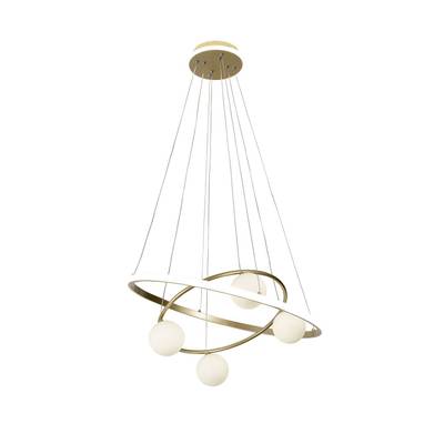 Подвесная люстра Orbium 4185-6P, 4*G9LED*10W+ LED*70W + LED*20W, 4725LM, 3000-6000K. ТМ F-Promo