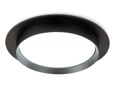 Светильник встраиваемый TU5015 BK черный IP20 GX70 D150*45