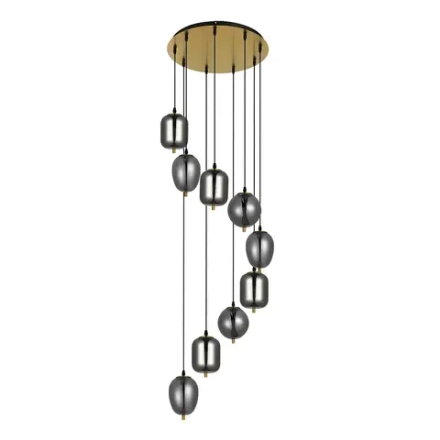 Подвесной светильник Arte Lamp FREDDIE A2231SP-9PB, 9хE14