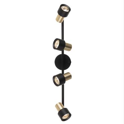 Citilux SAT CL505641 Спот поворотный с выключателем Чёрный+Золото