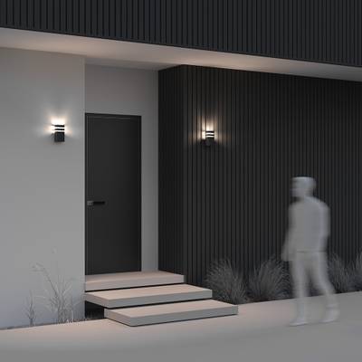 Настенный светильник (бра) Unter den Linden E27х1, IP54, O578WL-01B. TM Maytoni