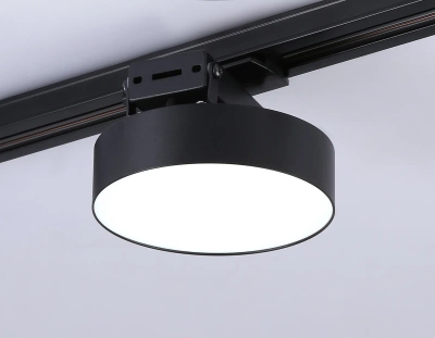 Светильник светодиодный трековый GL6842 BK черный LED 15W 4200K D115*80