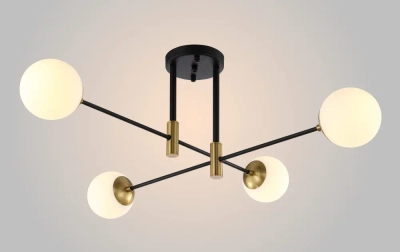Светильник потолочный Crystal Lux FIDEL PL4 BLACK 0630/104