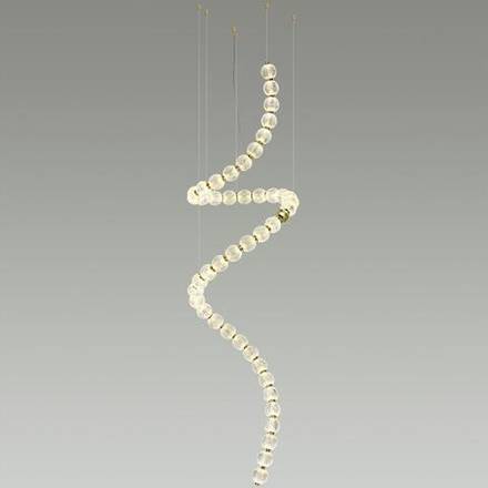 5008/132L L-VISION ODL23 595 золотой/прозрачный/металл/акрил Люстра LED 132W 4000K 6600Лм CRYSTAL