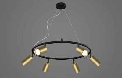 Светильник подвесной Crystal Lux CLT 015C6 D600 BL-GO 1400/250