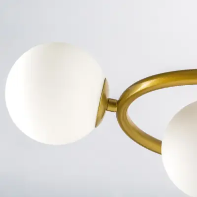 799063 Люстра GLOBO 6х6W (led) G9 ЗОЛОТО/БЕЛЫЙ Lightstar