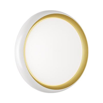 7650/DL PALE SN 141 Светильник пластик/белый/золотой LED 48Вт 4000К D380 IP43 TOFIQ WHITE