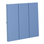 VLS000515 Клавиши для выключателя/переключателя трехклавишного, S70 (деним). (ТМ Maytoni)