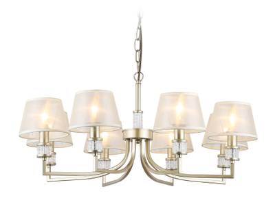 Светильник подвесной LH71217/8 CGD золото E14/8 max 40W D790*750