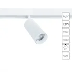 Магнитный трековый светильник Arte Lamp LINEA A4671PL-1WH, 1хLED