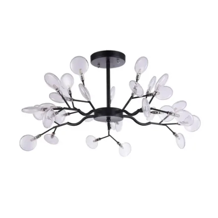 Подвесная люстра Skein 2480-10P, 30*G4LED*3W, 4914LM, 3000K. ТМ F-Promo