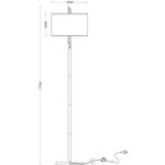 Торшер Arte Lamp JULIETTA A5037PN-2CC, 2хE27