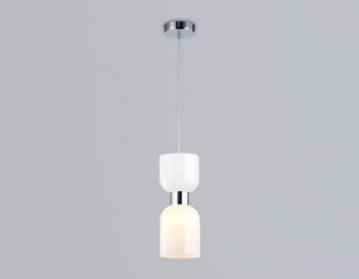 Светильник подвесной LH56081 СH/FR хром/белый матовый E14 max 60W D120*1500