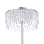 8253/1TL LEDIO LN25 серебро/белый/прозрачный, металл/акрил Настольная лампа LED 7W 4000К 220V SATIANA