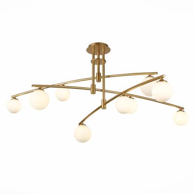 SL1208.302.09 Светильник потолочный ST-Luce Золотистый/Белый G9 9*3W