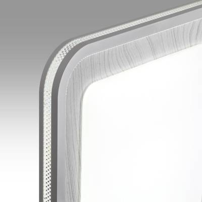 7682/EL COLOR SN 110 Светильник пластик/сер под дер LED 70Вт 3000-6000K 507х507 IP43 пульт ДУ MAVI WOOD