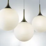 813031 Подвес GLOBO 1х40W E14 electroplating bronze/white Lightstar