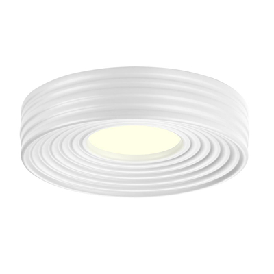 7704/40L AVRA LED SN 044 Светильник металл/пластик/белый LED 40Вт 4000K D470 IP20 MACARON