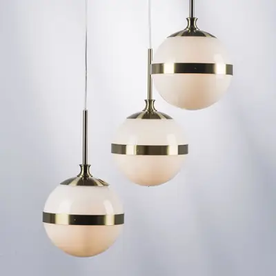 813131 Люстра GLOBO 3х40W E14 electroplating bronze/white Lightstar