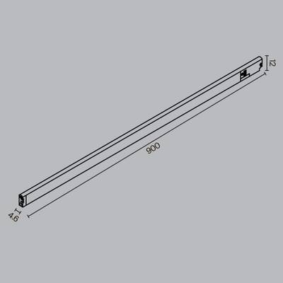 Трековый светильник Basis Levity 2700К 15Вт 100°, TR190-1-15W2.7K-B. TM Maytoni