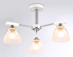 Подвесная люстра TR9091/3 WH/CH белый/хром E27*3 max 40W D570*270