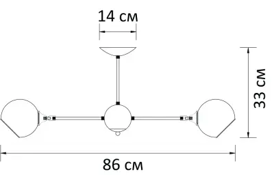 Потолочная люстра Arte Lamp LAGOS A2708PL-8BK, 8хE27