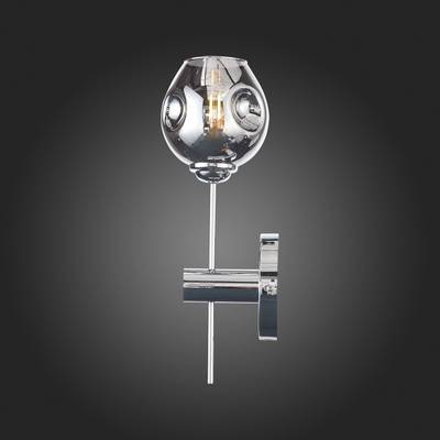 SL1500.101.01 Светильник настенный ST-Luce Хром/Дымчатый E14 1*40W