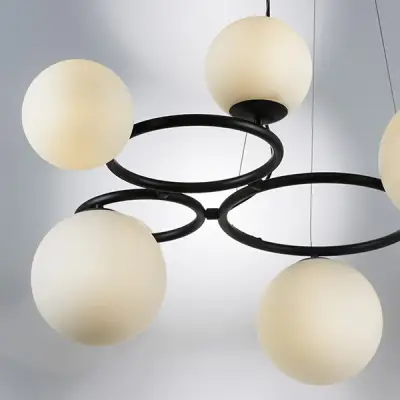 815097 Люстра GLOBO 9х40W G9 МАТОВЫЙ ЧЕРНЫЙ Lightstar