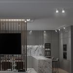 370901 OVER NT22 251 белый Светильник накладной IP20 GU10 9W 220V ELINA