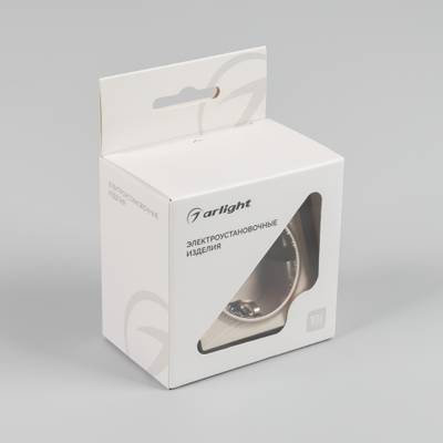 Механизм электрической розетки SCT-MEU1-PL-GD-V (250V, 16A) (Arlight, -)