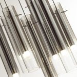 5061/32LA PENDANT ODL24 319 серебристый/дымчатый/металл/стекло Люстра каскадная LED 7*4W 3000K SHINY
