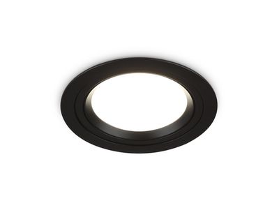 Светильник встраиваемый поворотный точечный TN51913 BK черный GX53 max 12W D115*23